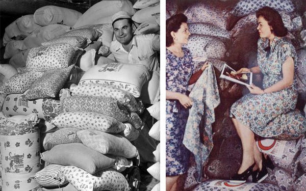Clothes from Flour sacks - NCI FM