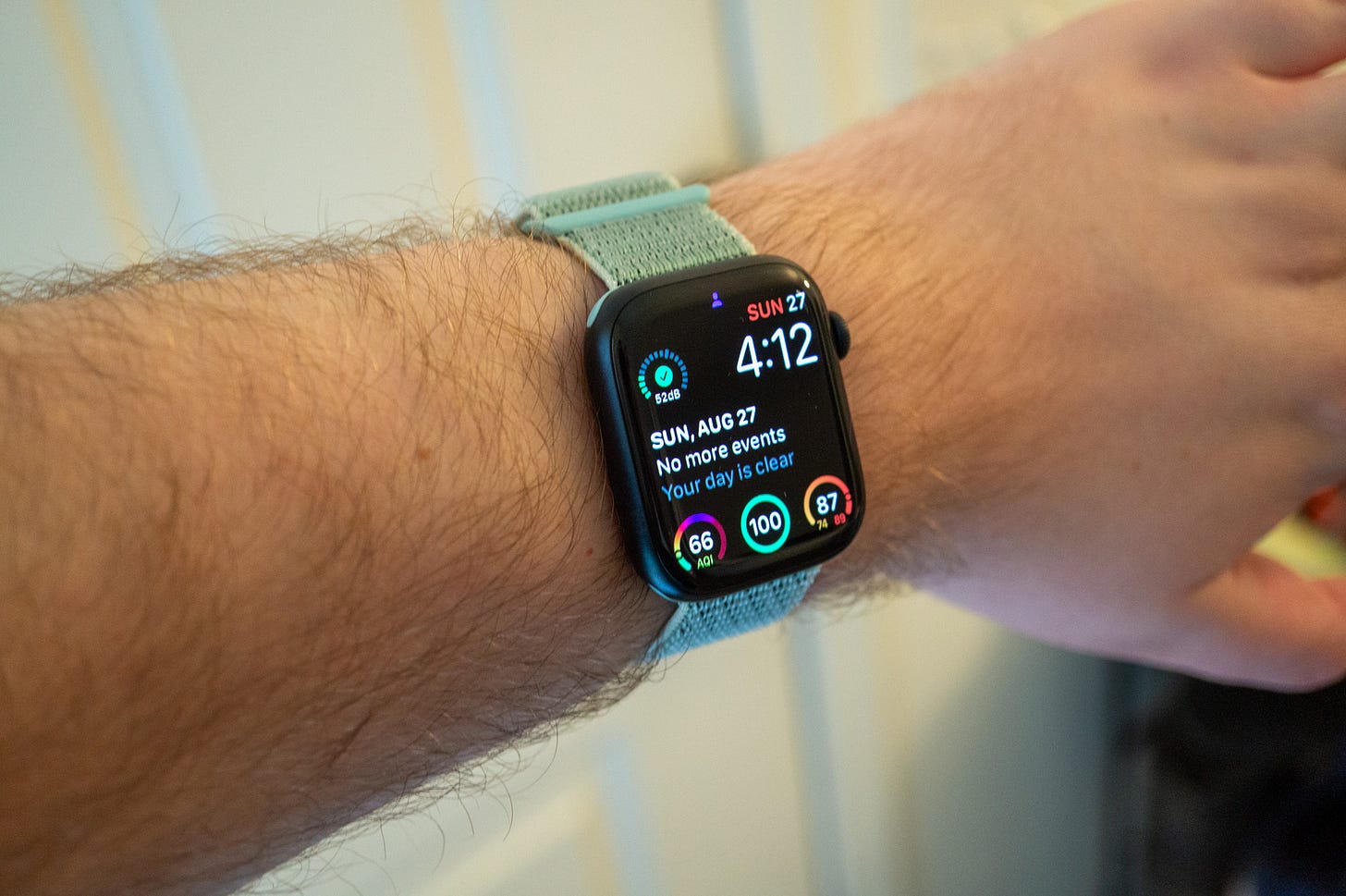 Apple Watch on arm