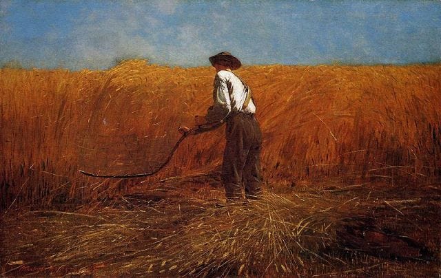 Winslow Homer's Painting, 'The Veteran in a New Field' – Milam's Musings