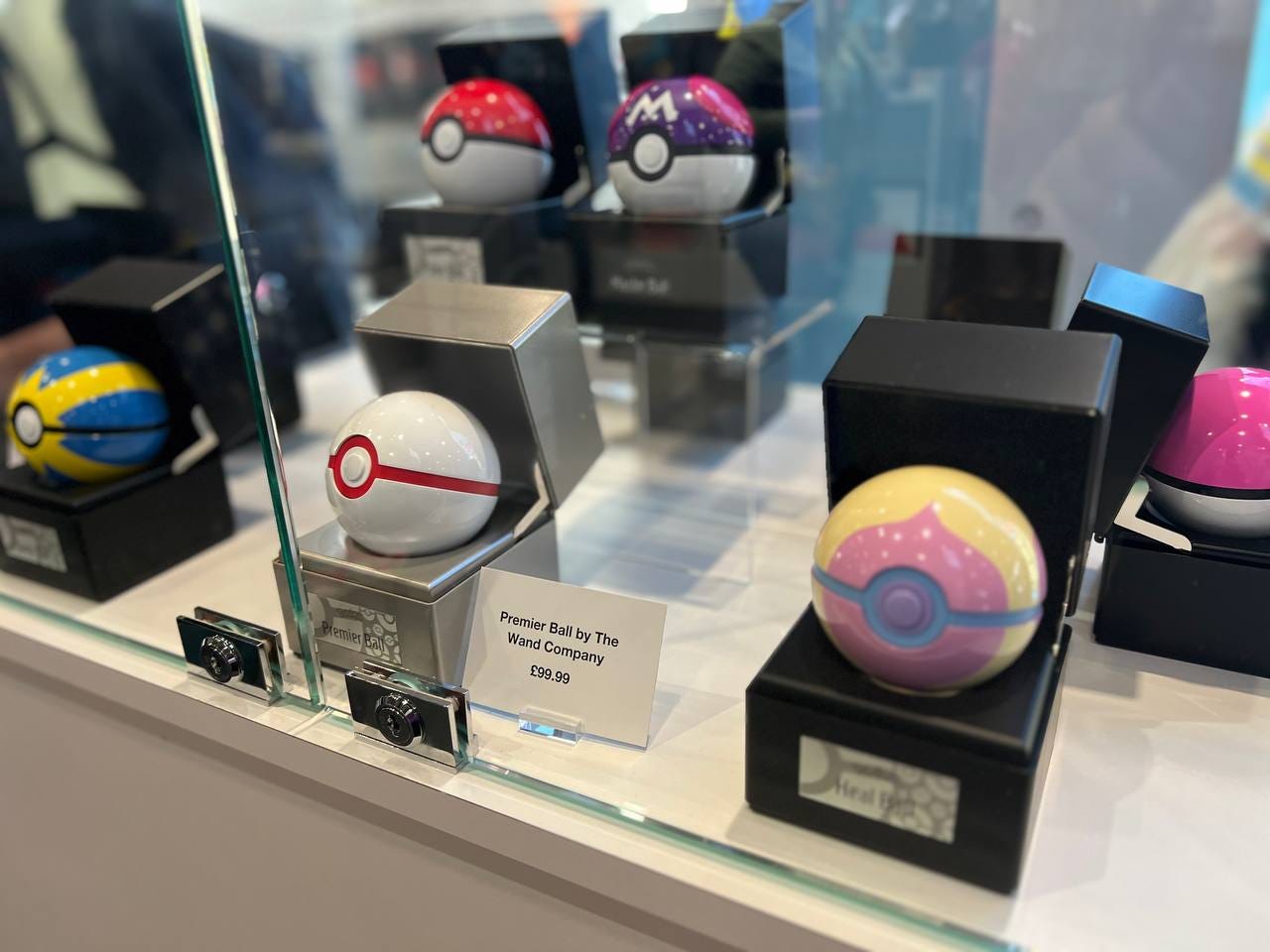 A wide selection of Pokéballs were also available from the Pokémon Center pop-up store