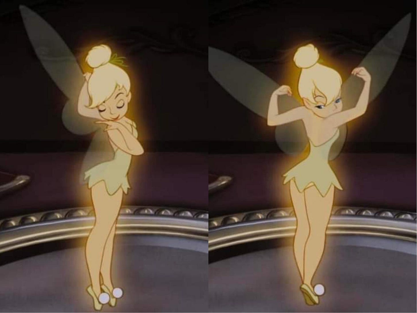 Tinker Bell in Walt Disney's 'Peter Pan'. 1953. : r/nostalgia