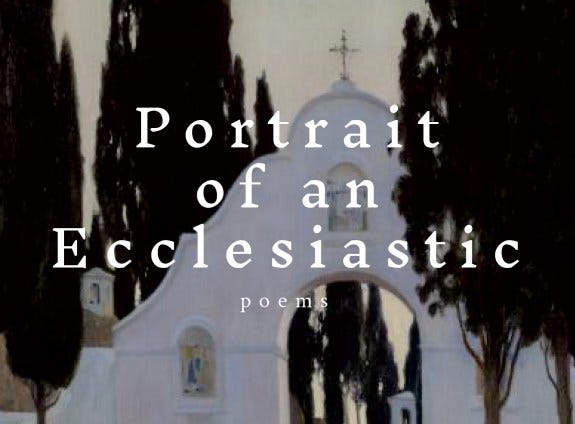 May be art of text that says 'P Portrait of an ofan η a Ecclesiastic Eccles E e S i poems'