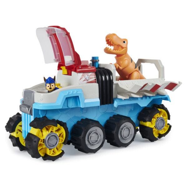 paw patrol dino rescue motorized truck in action hot toys 2020