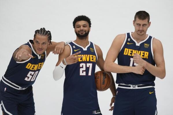 Nuggets' Murray ready to rejoin forces with 2-time MVP Jokic | AP News