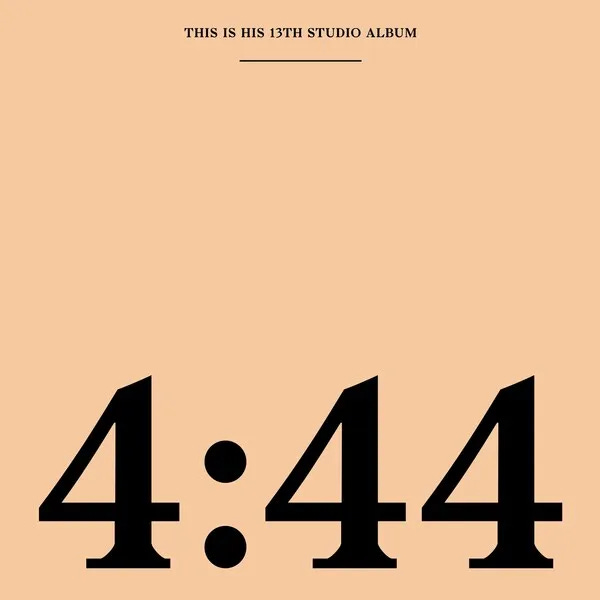 Cover art for 4:44 by Jay-Z