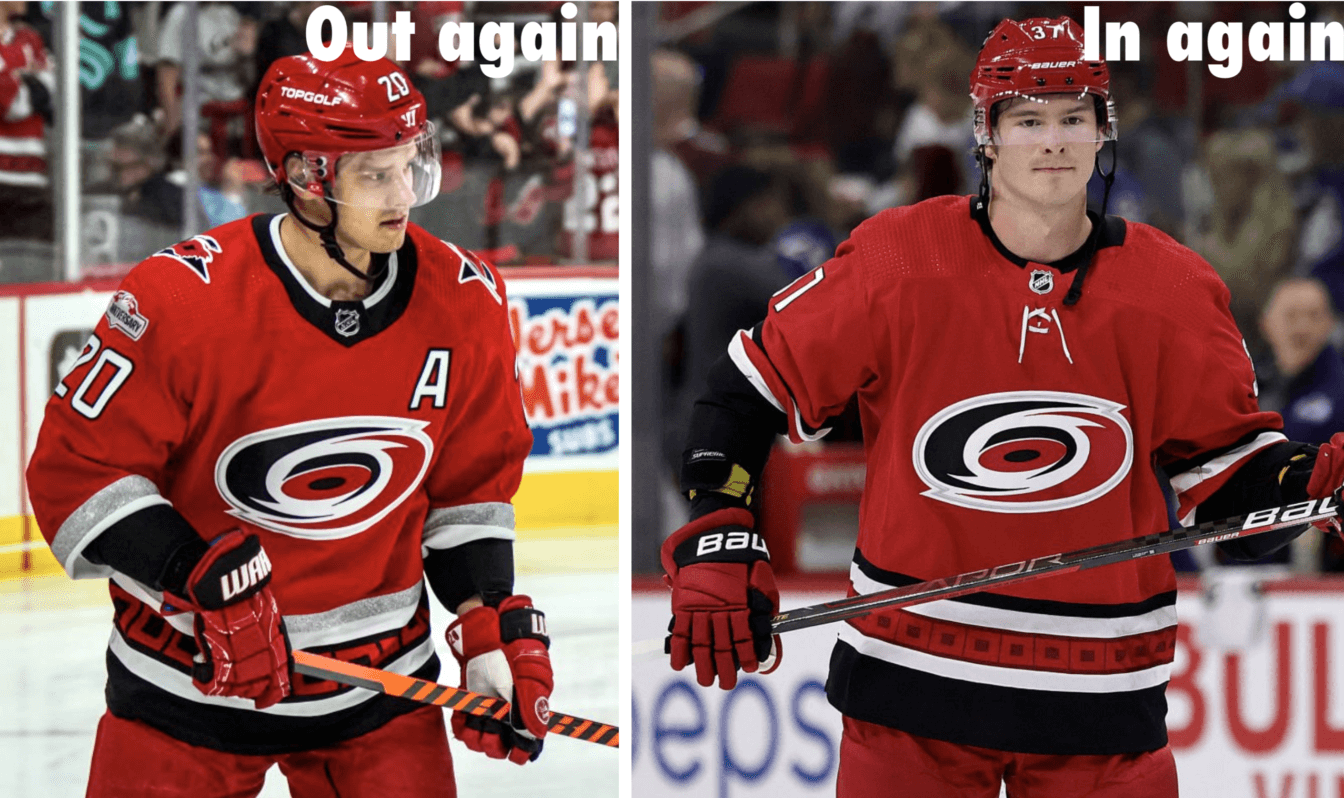 Hurricanes Swapping Red Jerseys Again; Whalers Throwbacks Returning