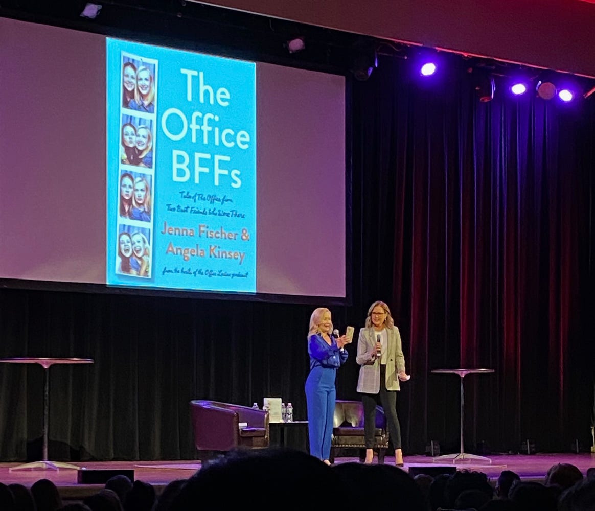 Jenna Fischer and Angela Kinsey live in NYC