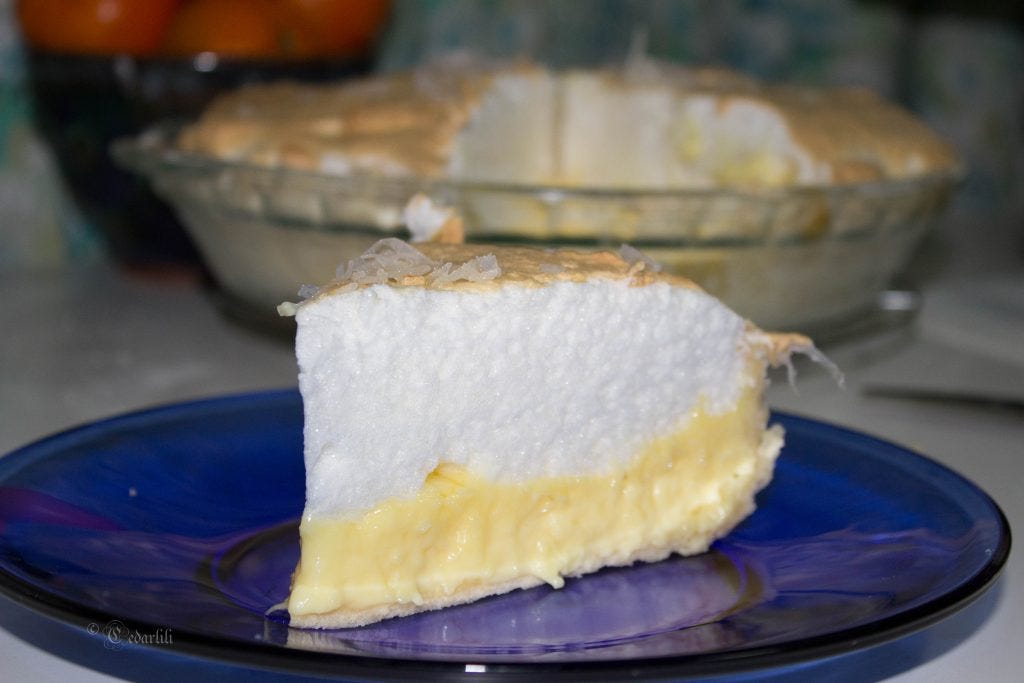 coconut meringue pie