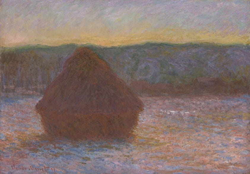 Stack of Wheat (Thaw, Sunset) | The Art Institute of Chicago