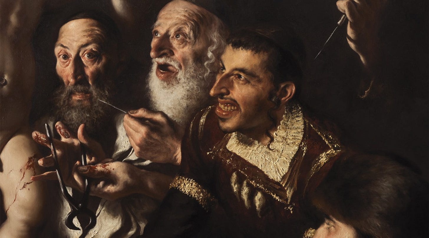 Prominent Italian painter unveils a work depicting anti-Semitic blood libel  | The Times of Israel