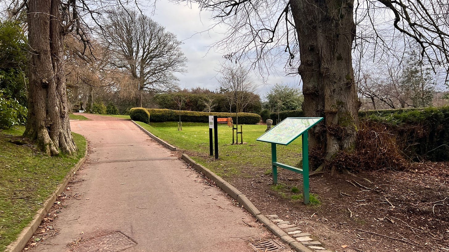 Castlebank Park looks really interesting with lots of sculptures