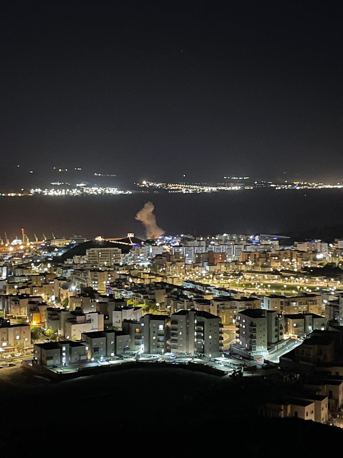 An Iraqi drone makes an impact on the Eilat port.