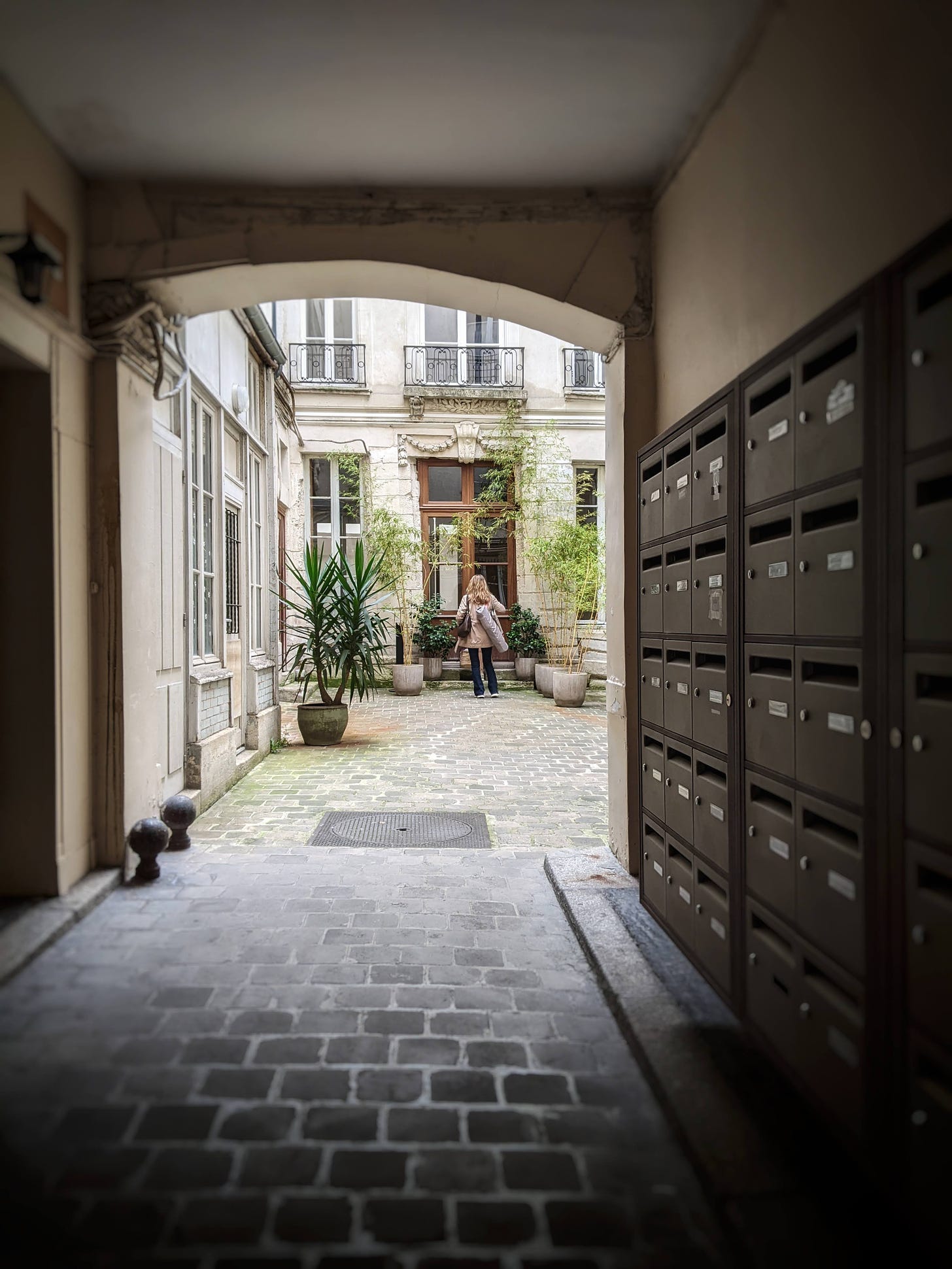 Entrance to Rasa Yoga Rive Gauche in Paris, France