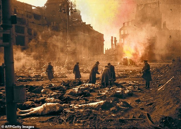 Into the inferno: 75 years on, the most horrifically vivid account of the  Allied bombing of Dresden | Daily Mail Online