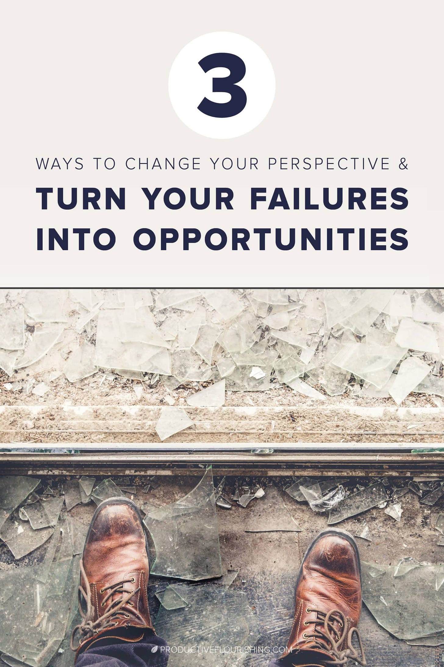 Here are a few ways you can turn your failures into opportunities (AKA handle your setbacks in a way that also propels you onward and upward). It’s inevitable that when we embark on ambitious endeavors, there will be setbacks. Learn three ways to turn your failures into opportunities. #businessfailure #entrepreneurgoals #productiveflourishing