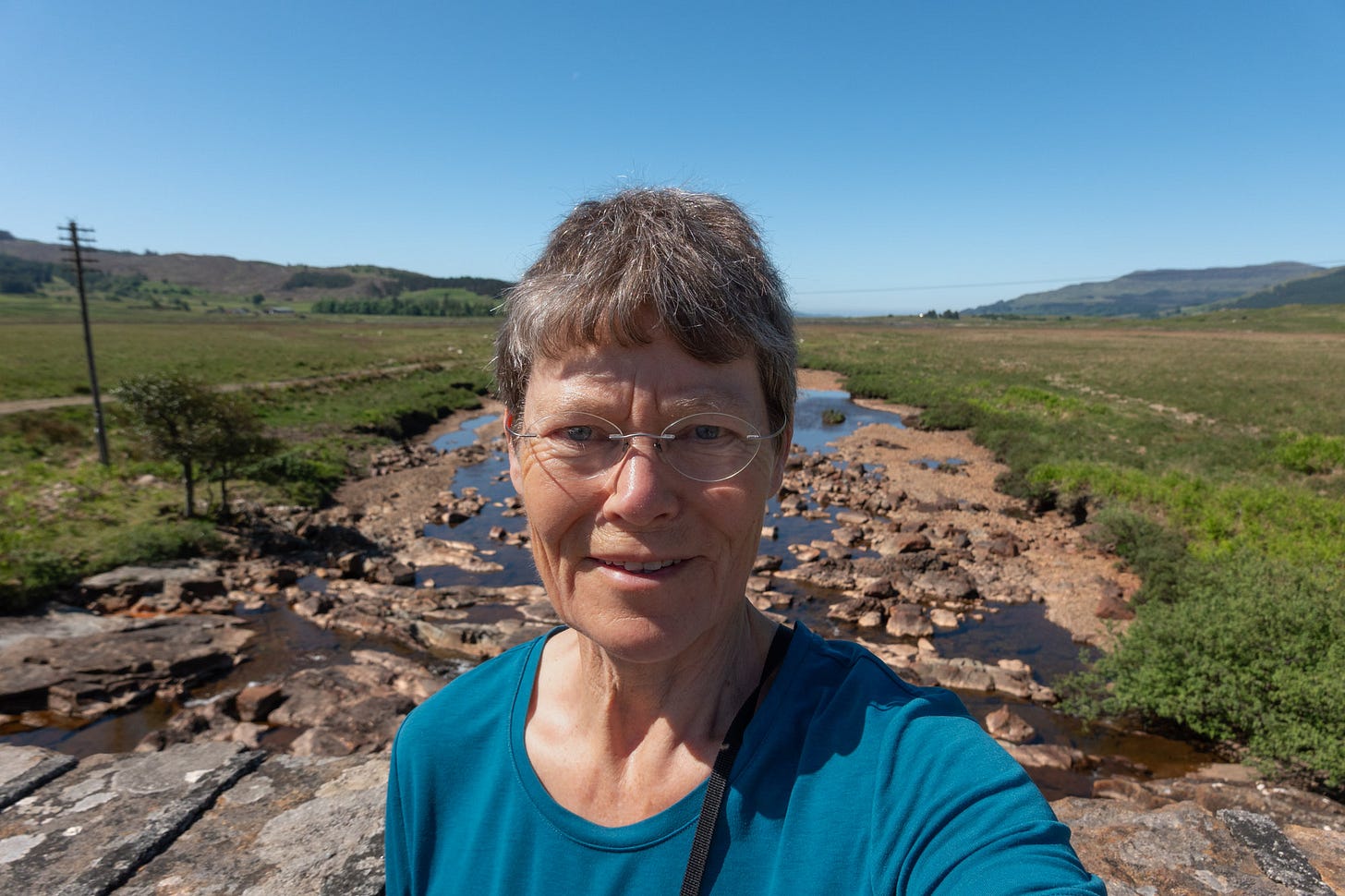 After the walk I drove west to the Ross of Mull, pausing at an old bridge on the River Coladoir, which flows into Loch Scridian © Felicity Martin