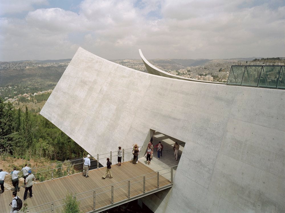 Yad Vashem museum by Moshe Safdie - Courtesy of Yad Vashem.