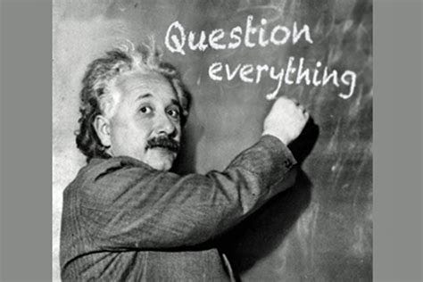 Einstein and questioning ~ A More Beautiful Question by Warren Berger