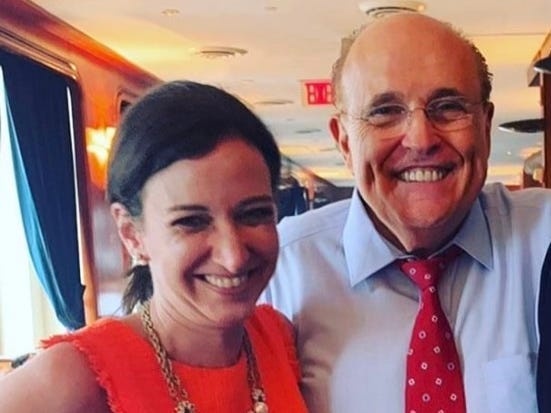 Allison Guerriero and Rudy Giuliani