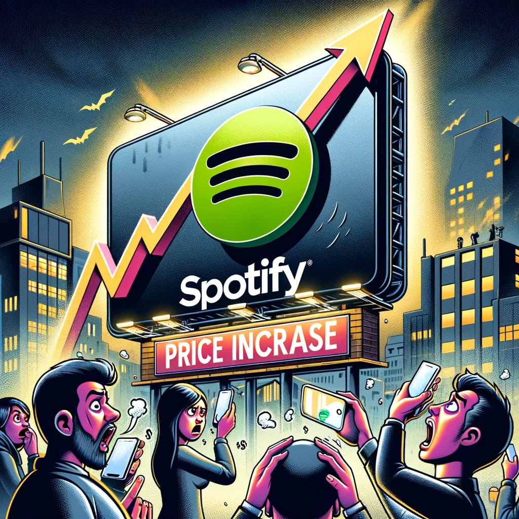 Spotify price increase