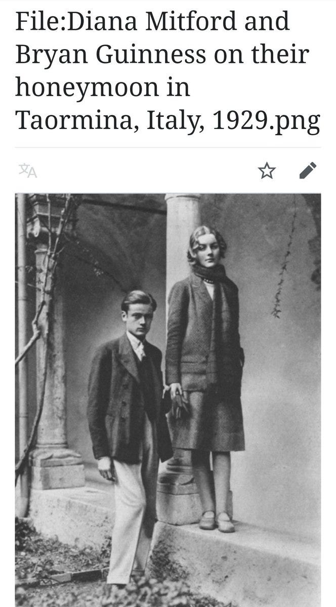 Back to Daphne. Tom and Daphne's Grandmother was a woman called Diana Mitford. Diana Married their Grandfather Bryan Guinness. She gave birth to Daphne and Tom's father, Jonathan Guinness. (D + T have different mothers) https://en.m.wikipedia.org/wiki/Jonathan_Guinness,_3rd_Baron_Moyne