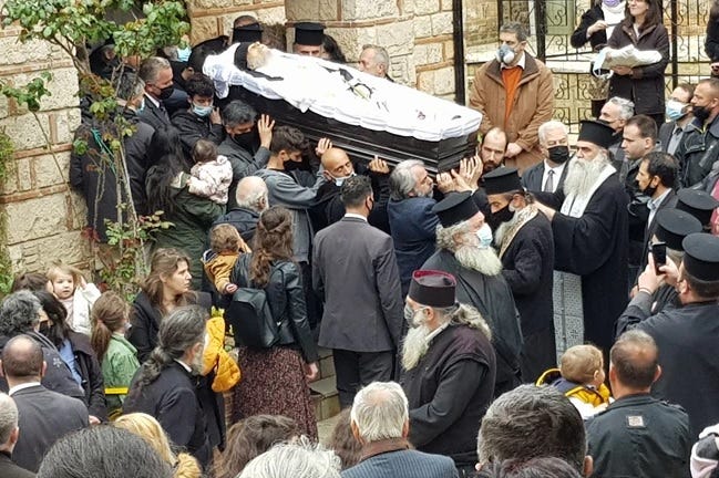 Ἱερά Μονή Ἁγίου Θεοδοσίου Κοινοβιάρχου Ἁγίου Στεφάνου Ἀττικῆς, 5 Ἀπριλίου 2021