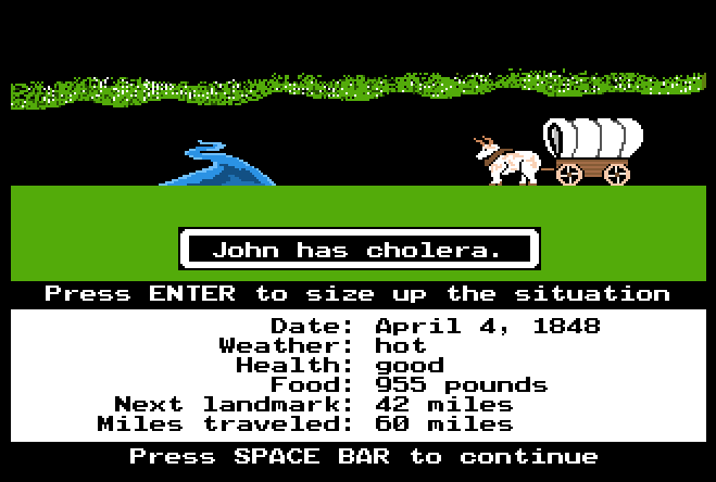 Why 'The Oregon Trail' is One of the Most Realistic Video Games Ever | by  Thomas Jenkins | The Coastline is Quiet | Medium