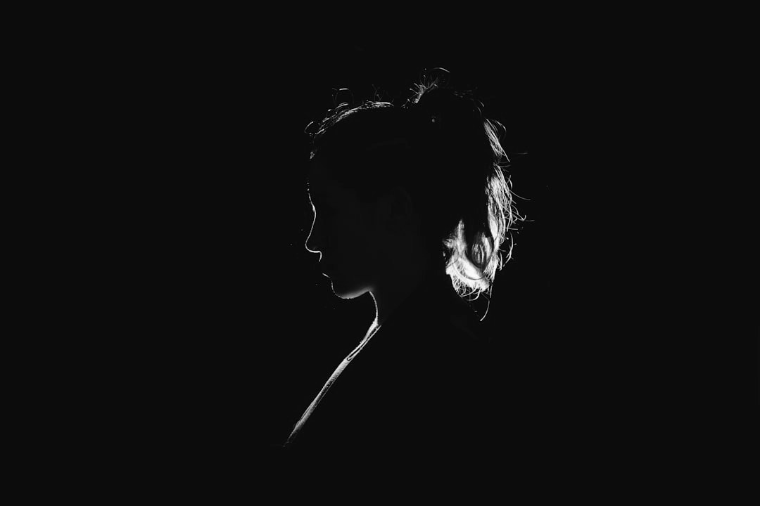 a black silhouette of a woman a black silhouette of a woman