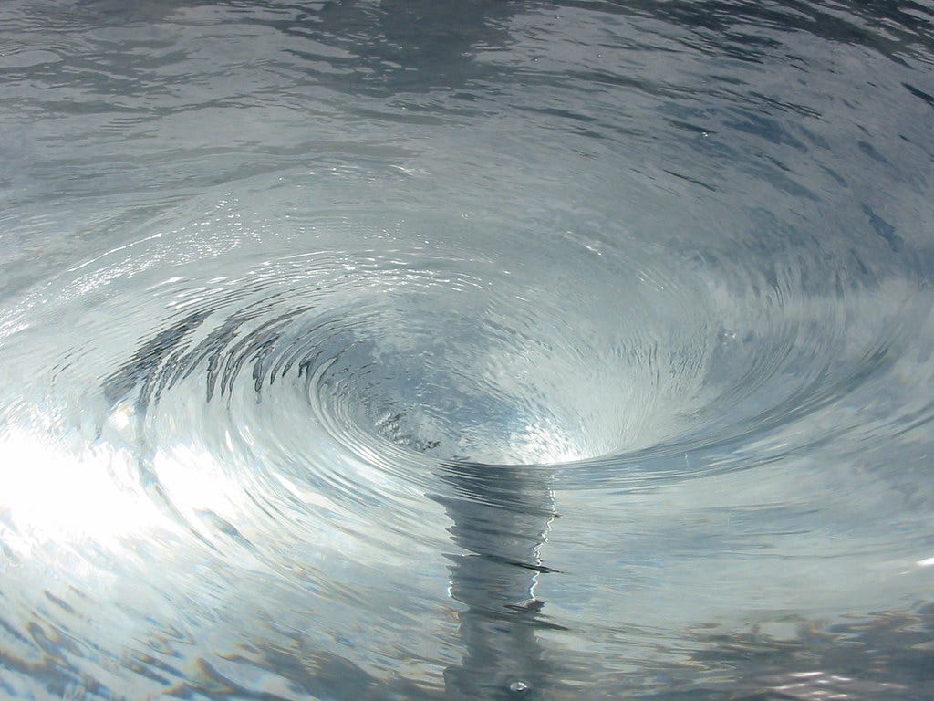 Vortex | A whirlpool in a water sculpture | Chris Rimmer | Flickr