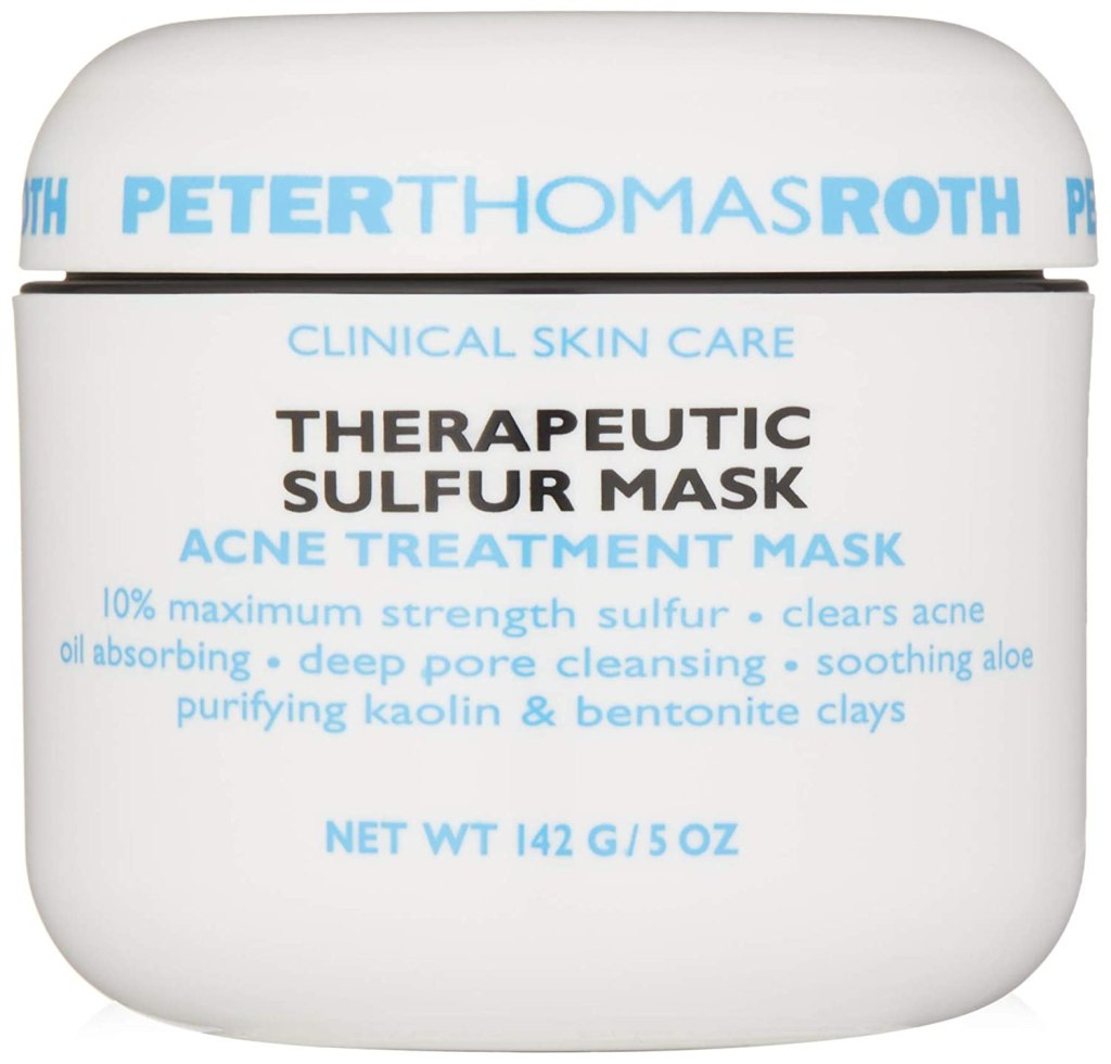 Peter Thomas Roth Therapeutic Sulfur Acne Treatment Mask, Maximum-Strength Sulfur Mask for Acne