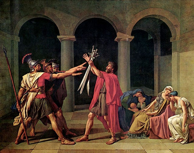 Jacques Louis David - The Oath of the Horatii