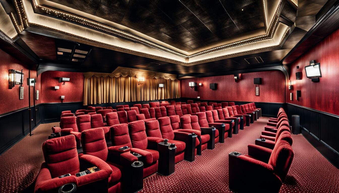 Movie cinema interior