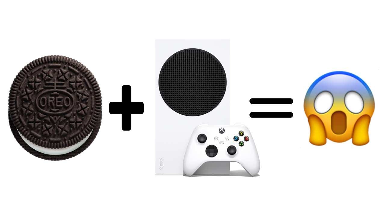 Xbox Series S Oreo-themed console