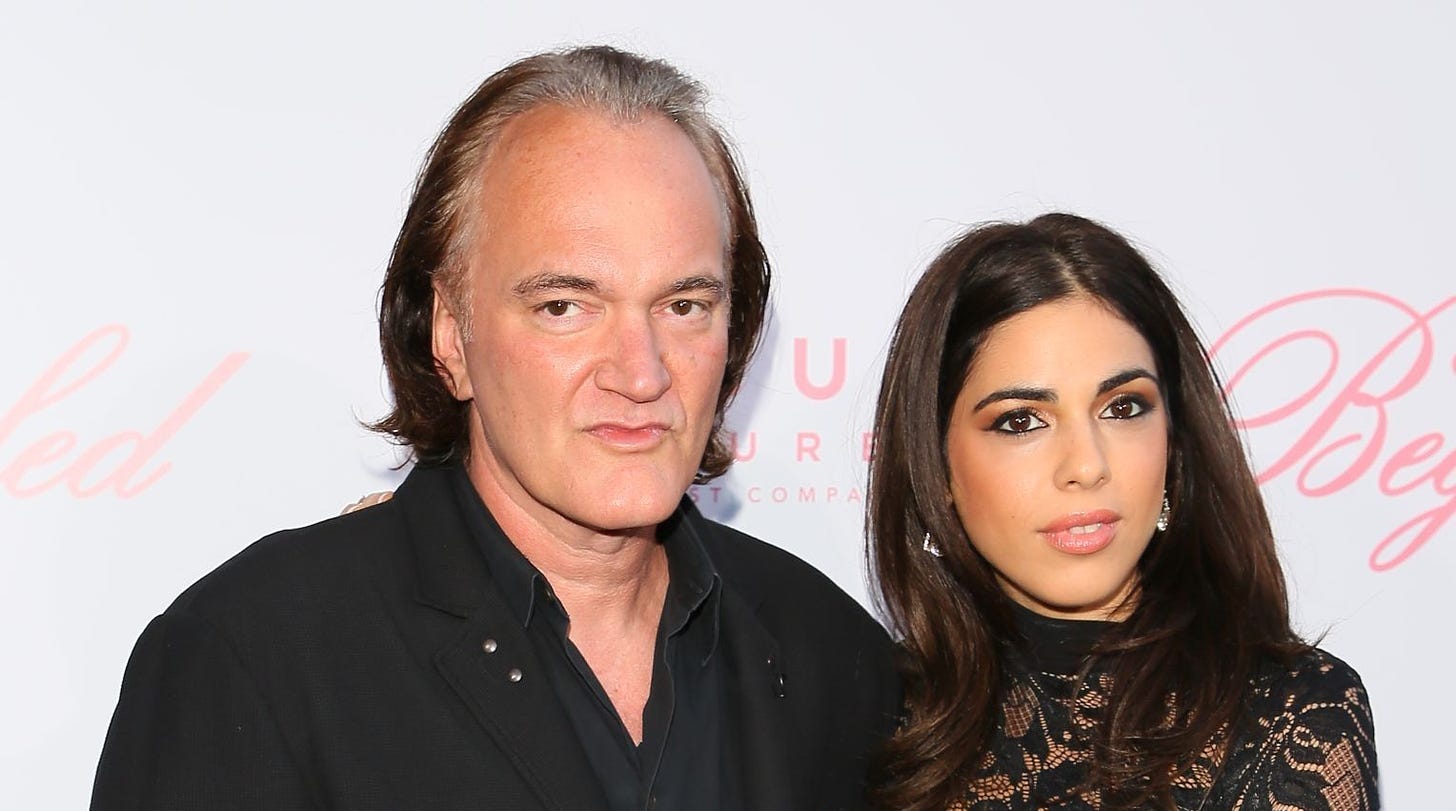 quentin tarantino with wife daniella baby 2019