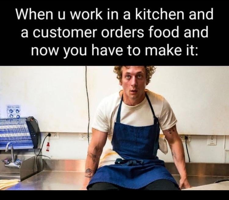 So frustrating. : r/KitchenConfidential