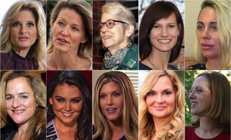 donad trump female accusors