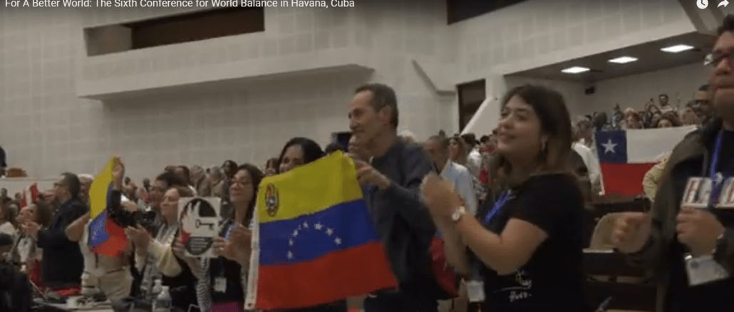 World Balance Conference, Havana, Cuba, January 2025 Photo: Cuban Institute if Friendship with the Peoples (ICAP)