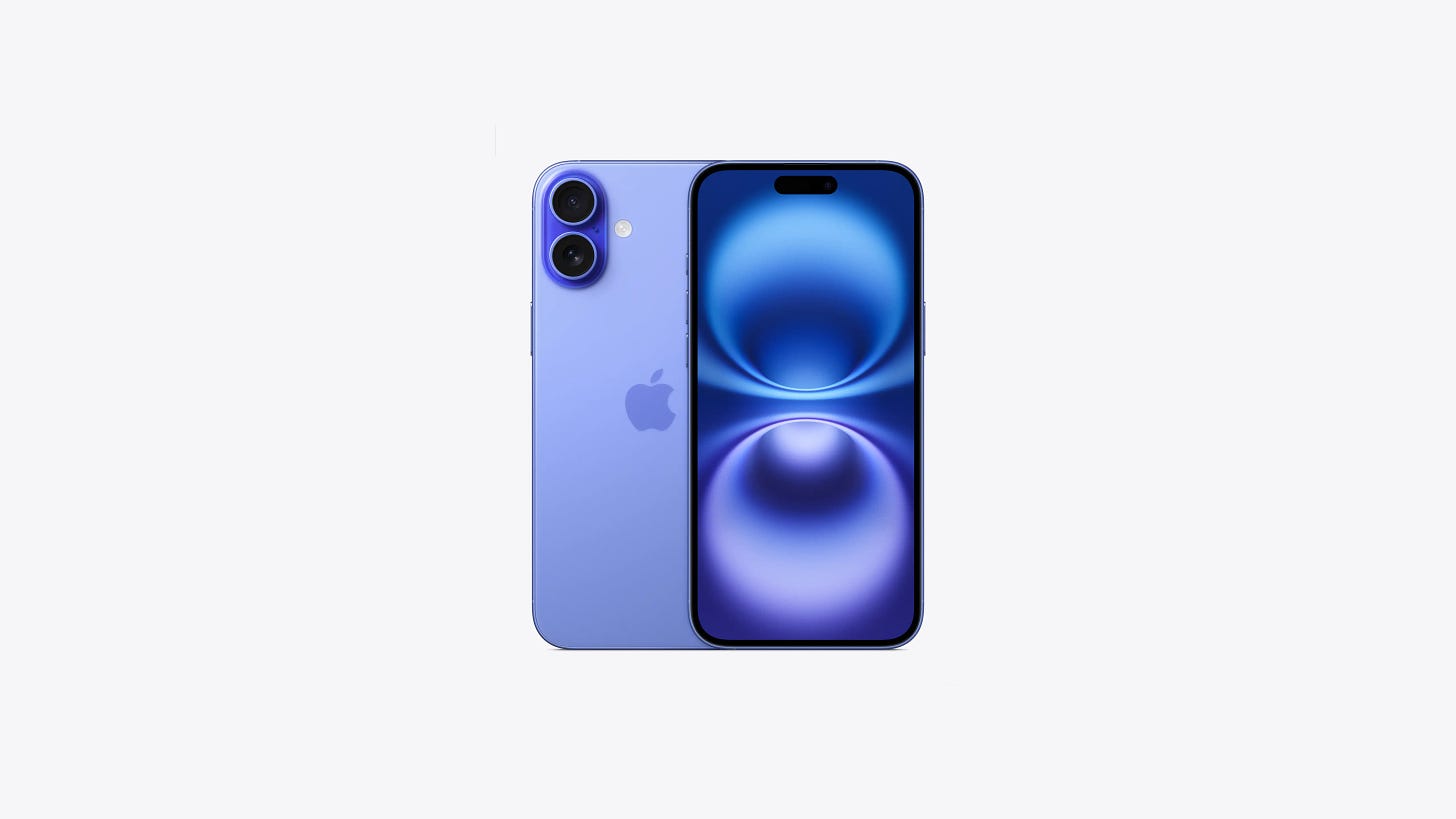 Apple iPhone 16 Plus Ultramarine