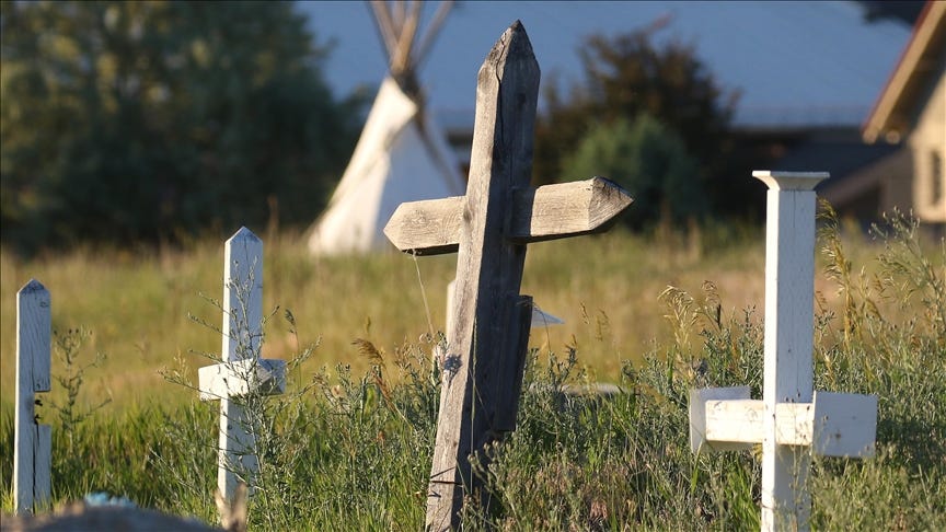 Canada First Nation detects 171 'plausible graves' at former residential  school