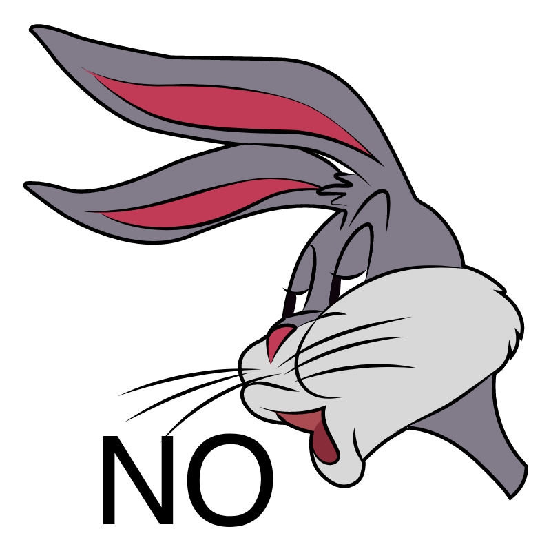 Bugs Bunny's No Meme | Bugs bunny, Bunny meme, Bunny wallpaper