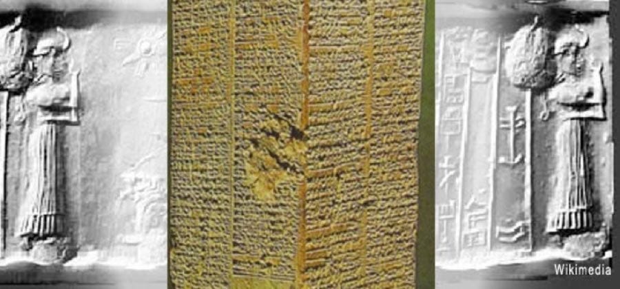 Stone tablet inscribed with the Sumerian King List.(Public Domain)