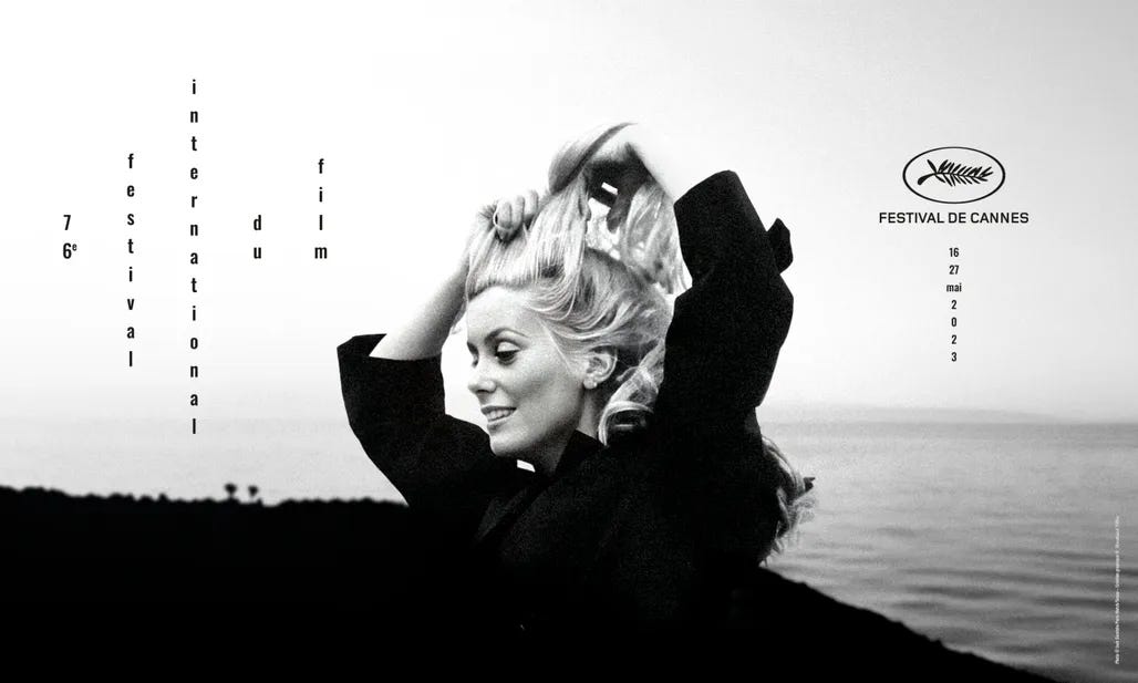 Cannes 2023 poster Catherine Deneuve