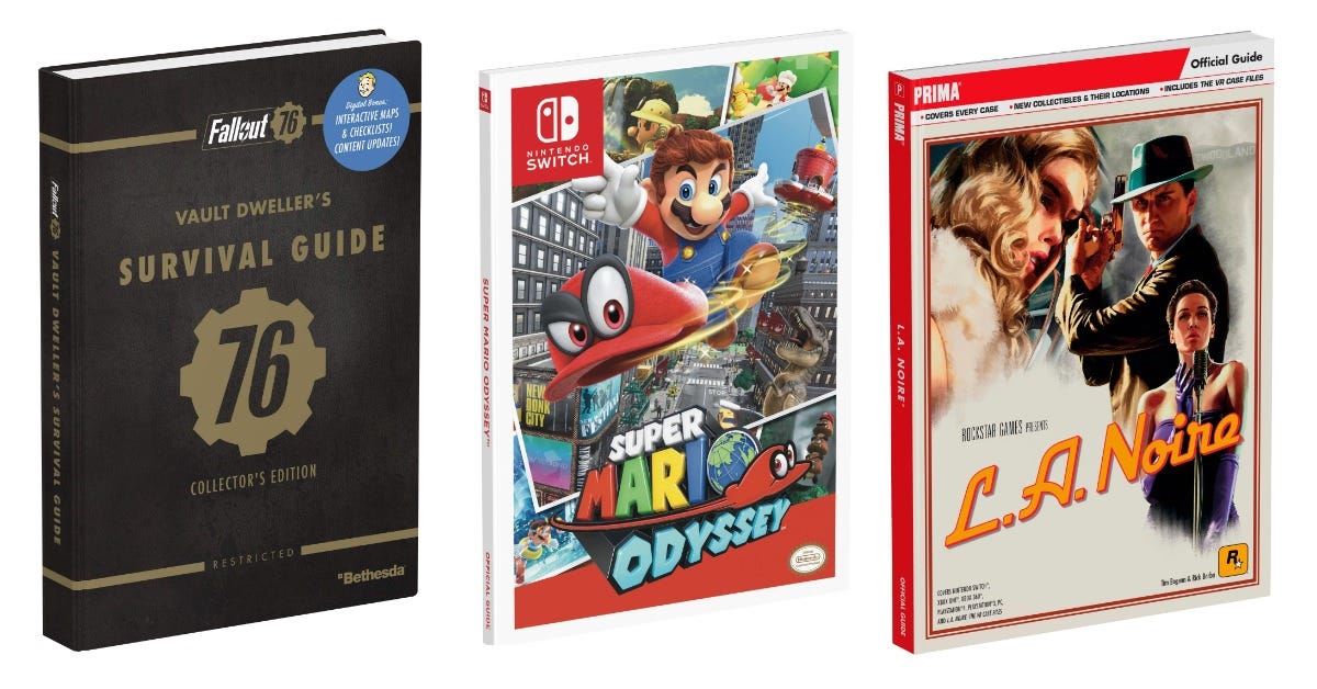 Fallout 76, Mario Odyssey and L.A. Noire Guides