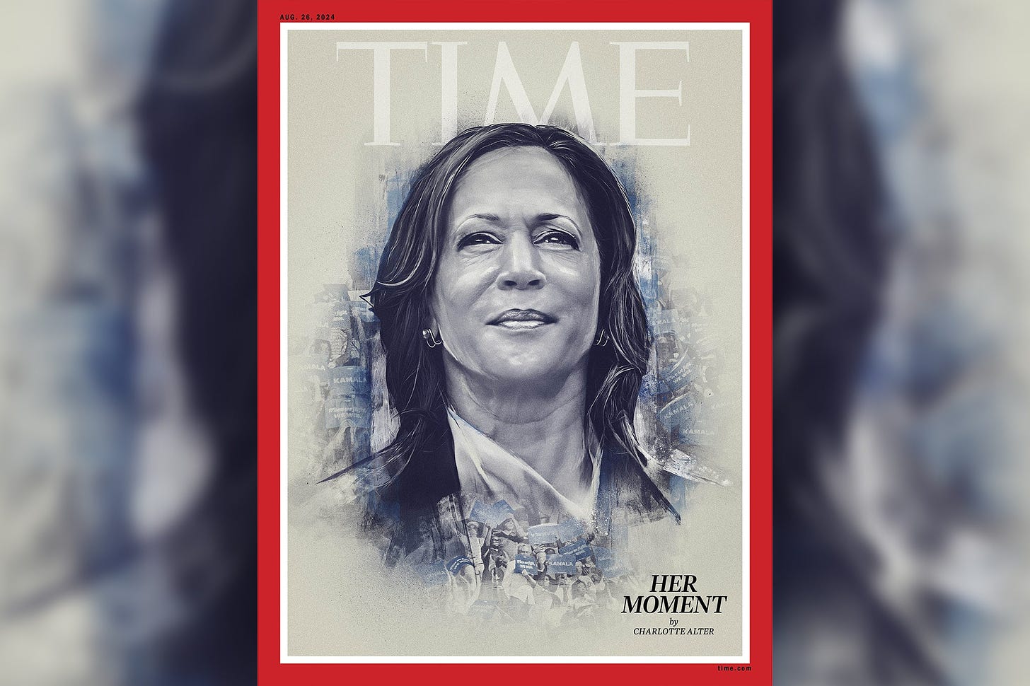 Time magazine unveils new front cover: 'The reintroduction of Kamala  Harris' | The Independent