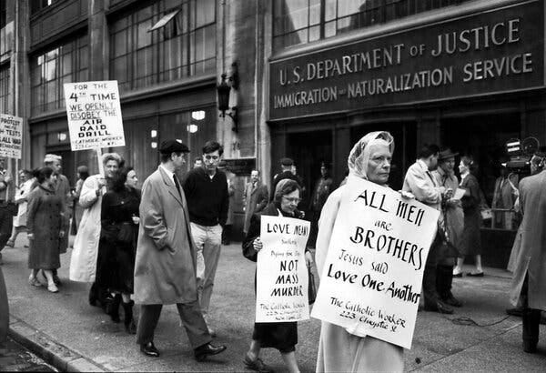 Was Dorothy Day Too Left-Wing to Be a Catholic Saint? - The New York Times