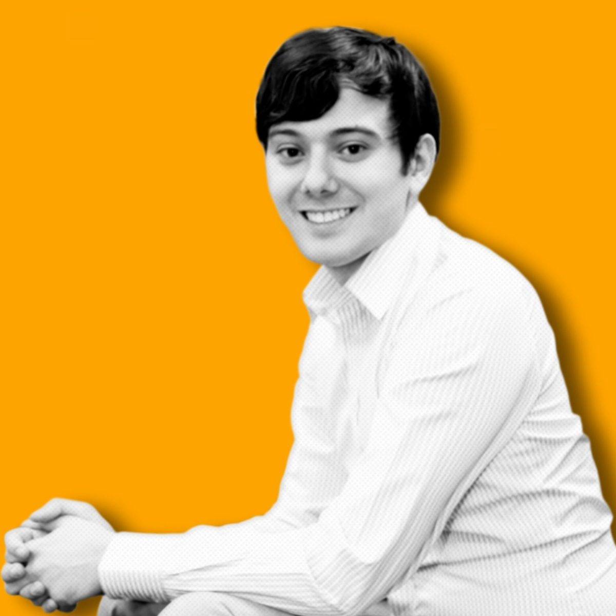 A young, and even younger-looking, short seller Martin Shkreli.