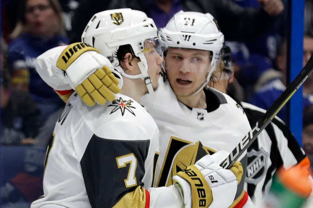 William Karlsson's confidence on rise after spectacular assist | Las Vegas  Review-Journal