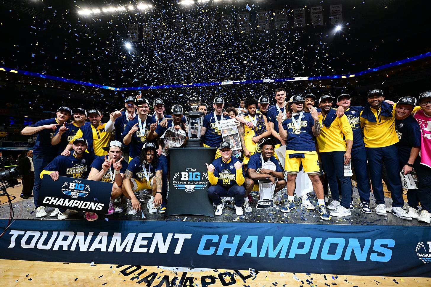 Michigan Claims 2025 TIAA Big Ten Men's Basketball Tournament Title