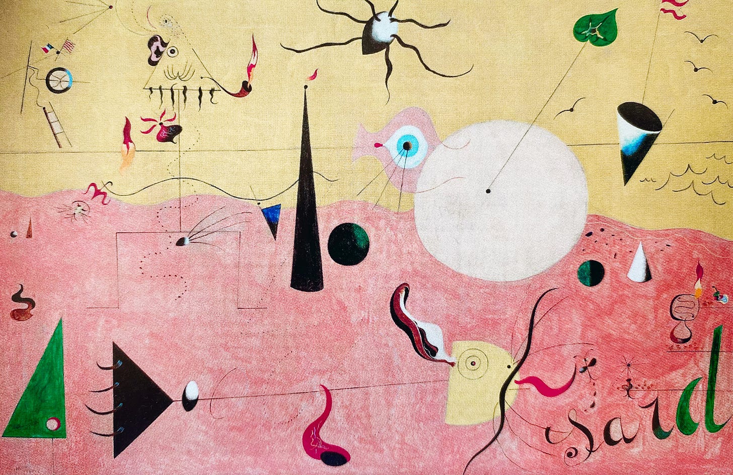 The Hunter (Catalan Landscape) - 1923-24 by Joan Miró - LadyKflo