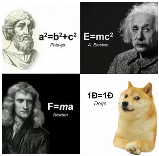 1 DOGE = 1 DOGE. WOW. : r/dogecoin